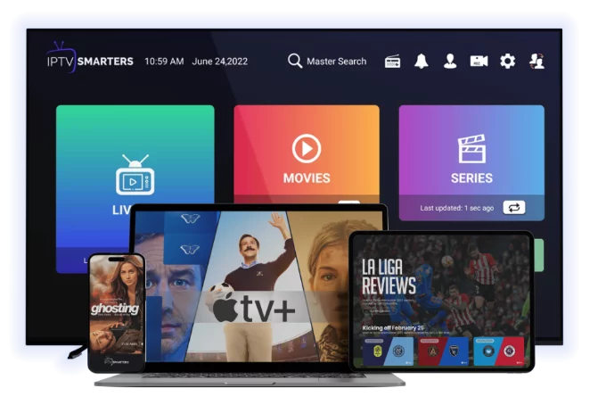 Múltiples dispositivos soportados por el servicio IPTV España.