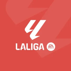 Logo oficial de LaLiga española transmitida en plataformas IPTV España