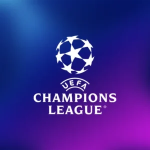 Logo de UEFA Champions League, competición disponible en servicios IPTV España